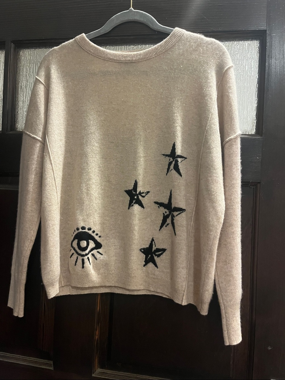 LABEL+ thread Cashmere Lucky Stars Scoop Neck - Picture 4 of 16